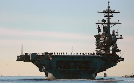 EU manda otro portaaviones a Medio Oriente; envío ocurre tras reportes de problemas de salud mental en el USS Abraham Lincoln