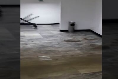 Goteras en la Sala Silvestre Revueltas obligan a suspender ensayo