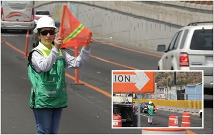 Reducen carriles en la México-Puebla por obras del Trolebús de Santa Martha a Chalco, toma precauciones