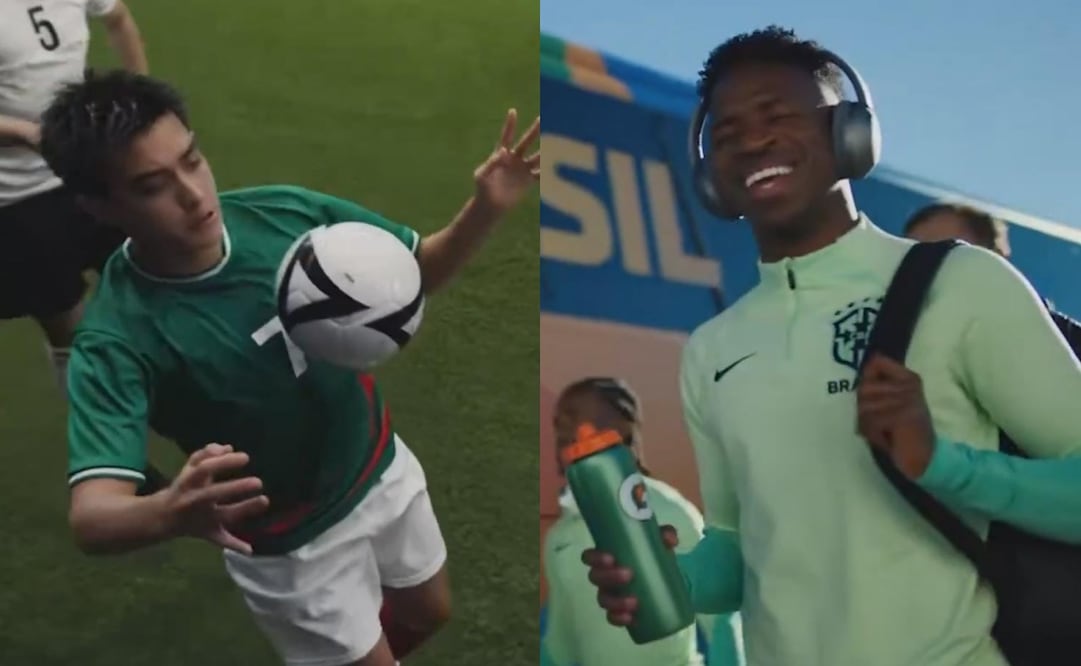 FOTO: ESPECIAL - El debut de Gilberto Mora como estrella de comerciales junto a Vinicius Junior