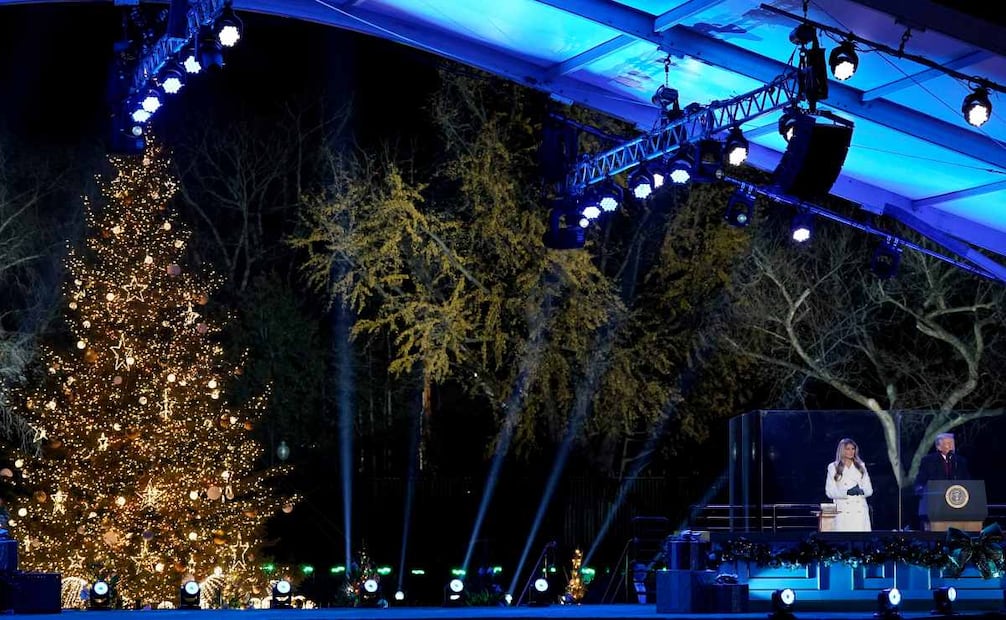 La oficina de la Primera Dama estuvo encargada de los detalles y la decoración. (04/12/25) Foto: AP