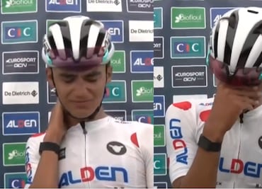 VIDEO: El mexicano Isaac del Toro llora y se queda sin palabras tras ganar el Tour de Francia Sub-23