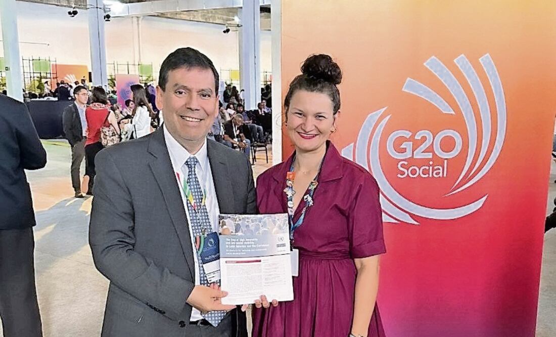 Alberto Arenas, director de Desarrollo Social de la Cepal, dio a conocer el documento que aborda la desigualdad y baja movilidad social en la región. Foto: Especial