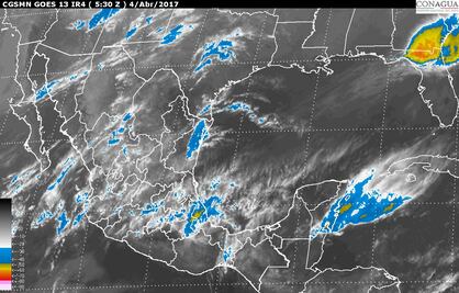 Frente frío 39 provocará vientos fuertes en norte del país
