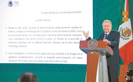 AMLO acusa a la DEA de montaje en caso Cienfuegos