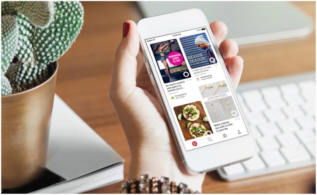 Pinterest es una app de descubrimiento visual que te ayuda a encontrar y probar ideas personalizadas.