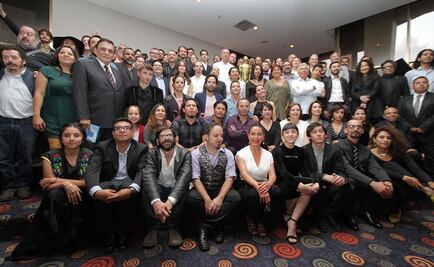 Nominados al Ariel 2017 posan para la foto oficial 