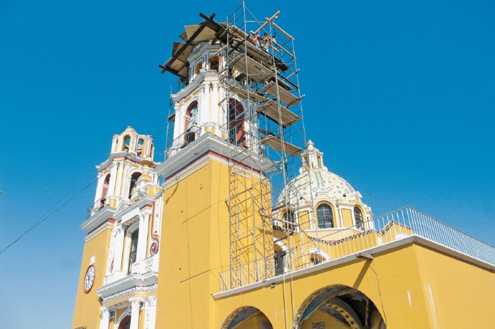 Iglesia de los Remedios en Cholula. (ARCHIVO EL UNIVERSAL)