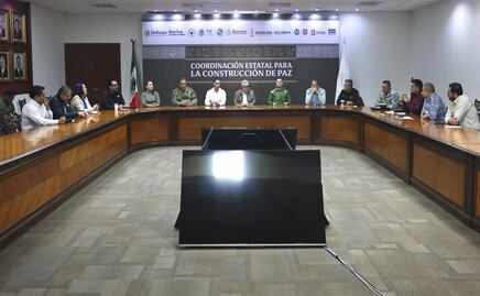 Gobernador de Sinaloa y García Harfuch refuerzan coordinación en Mesa de Seguridad