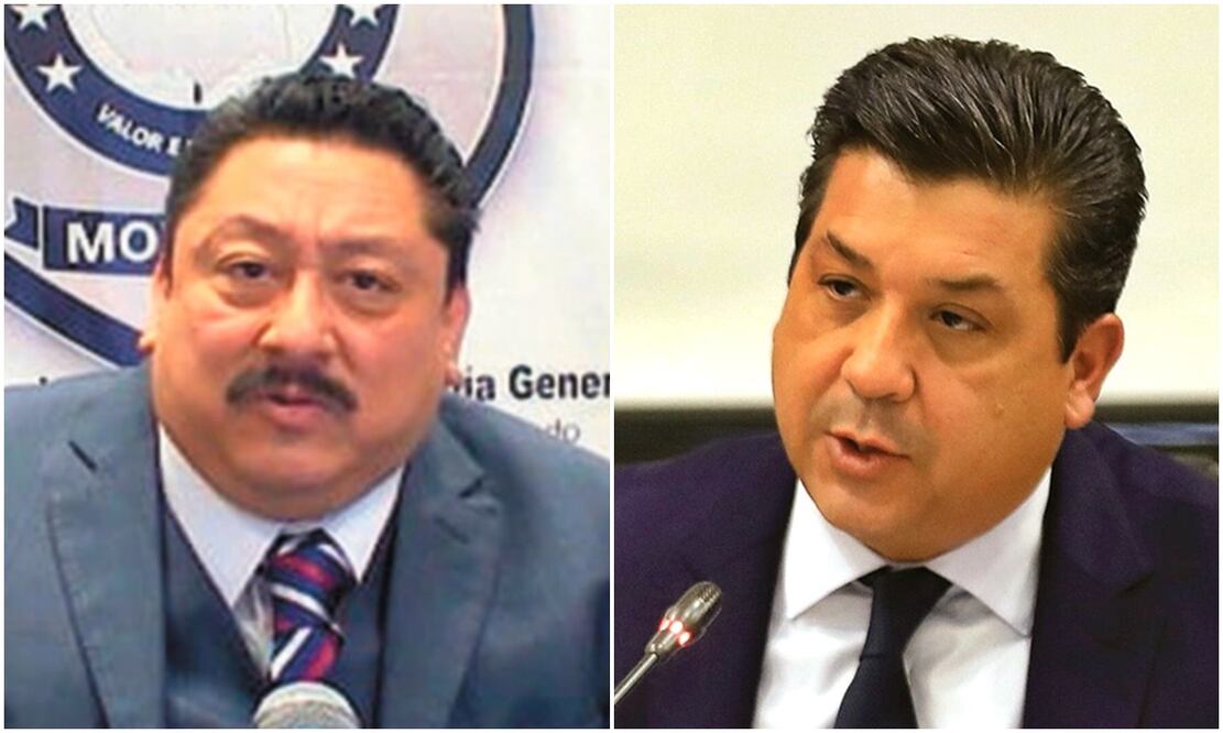 Fiscal de Morelos, Uriel Carmona / exgobernador de Tamaulipas, Francisco García Cabeza de Vaca. Foto: especial