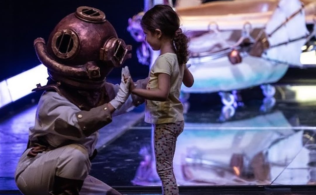 Aspectos del espectáculos "(Esc)afandra". Foto: Compañía danza visual