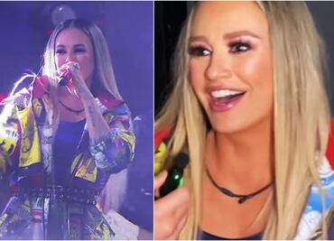 María José culpa a la producción de "La casa de los famosos" por las fallas durante su concierto: "nunca hago playback"