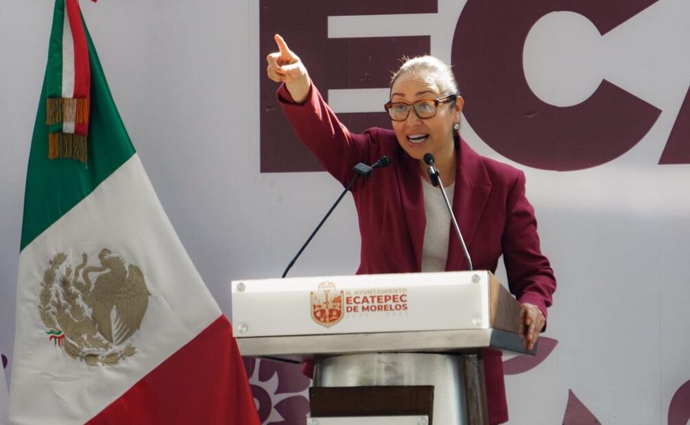 Alcaldesa de Ecatepec presenta su su Primer Informe de Gobierno; destaca realización de mil obras (07/12/2025). Foto: Osmar Alvarado / EL UNIVERSAL