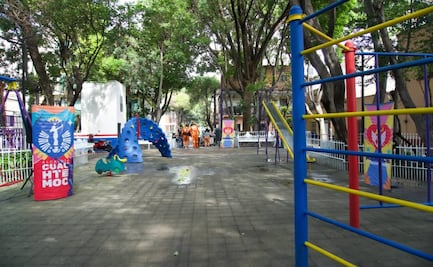 Cuauhtémoc rehabilita Parque Peñafiel en la colonia Obrera; refuerzan seguridad en la zona