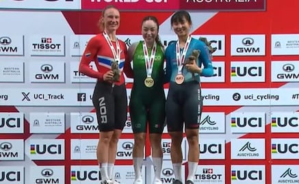 Yareli Acevedo conquista medalla de oro en la Copa Mundial de Ciclismo de Pista