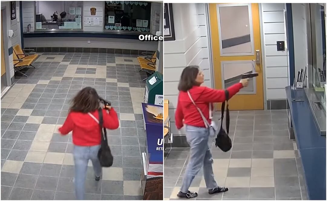 Mujer dispara en comisaría en Connecticut. Foto: Especial