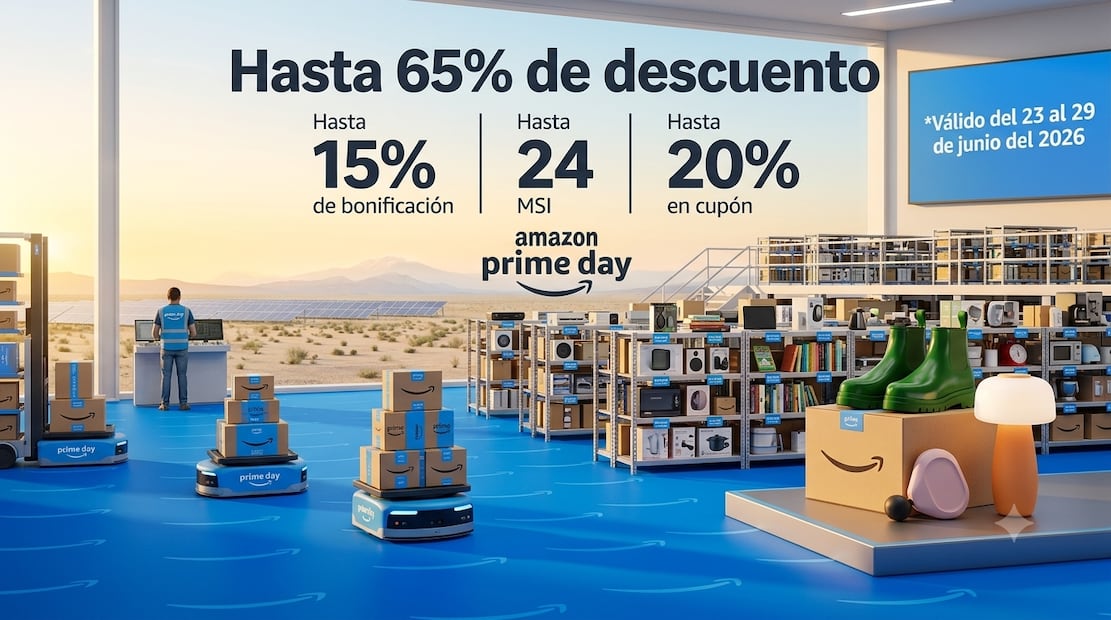 Promociones durante el Prime Day. Foto: Generada con IA