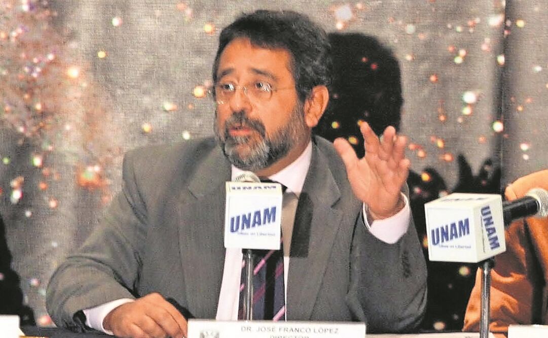 José Franco, ex coordinador del Foro Consultivo e investigador de la UNAM. Foto: ARCHIVO EL UNIVERSAL