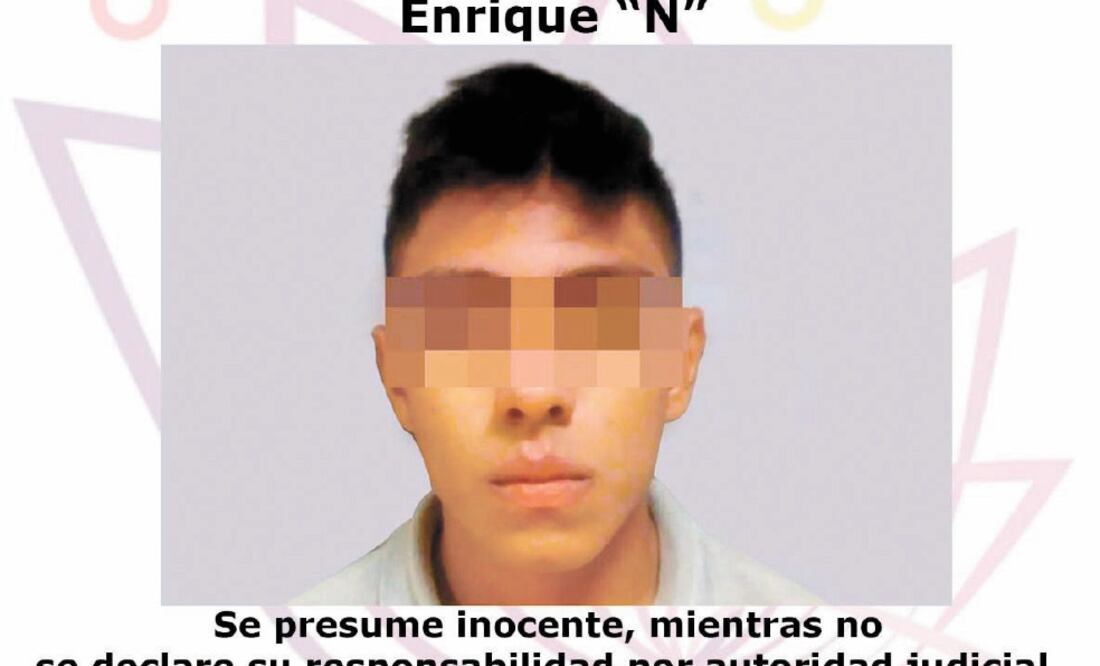 Detención. Enrique “N” estudiaba en la Preparatoria 1 de Cuernavaca. Fue detenido el 20 de mayo en el estacionamiento de la institución. Foto: EL GRÁFICO
