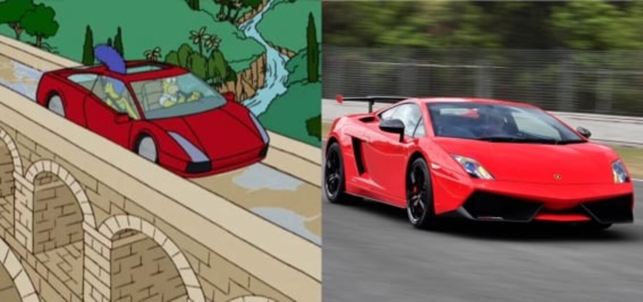 Los autos de Los Simpson en la vida real