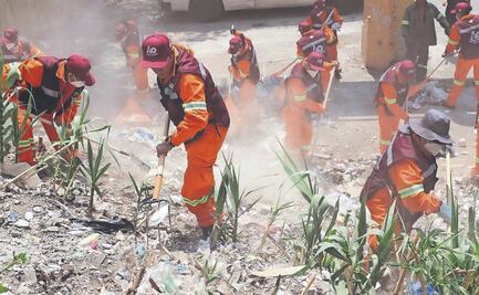 Inicia la limpieza en la presa Río Becerra 
