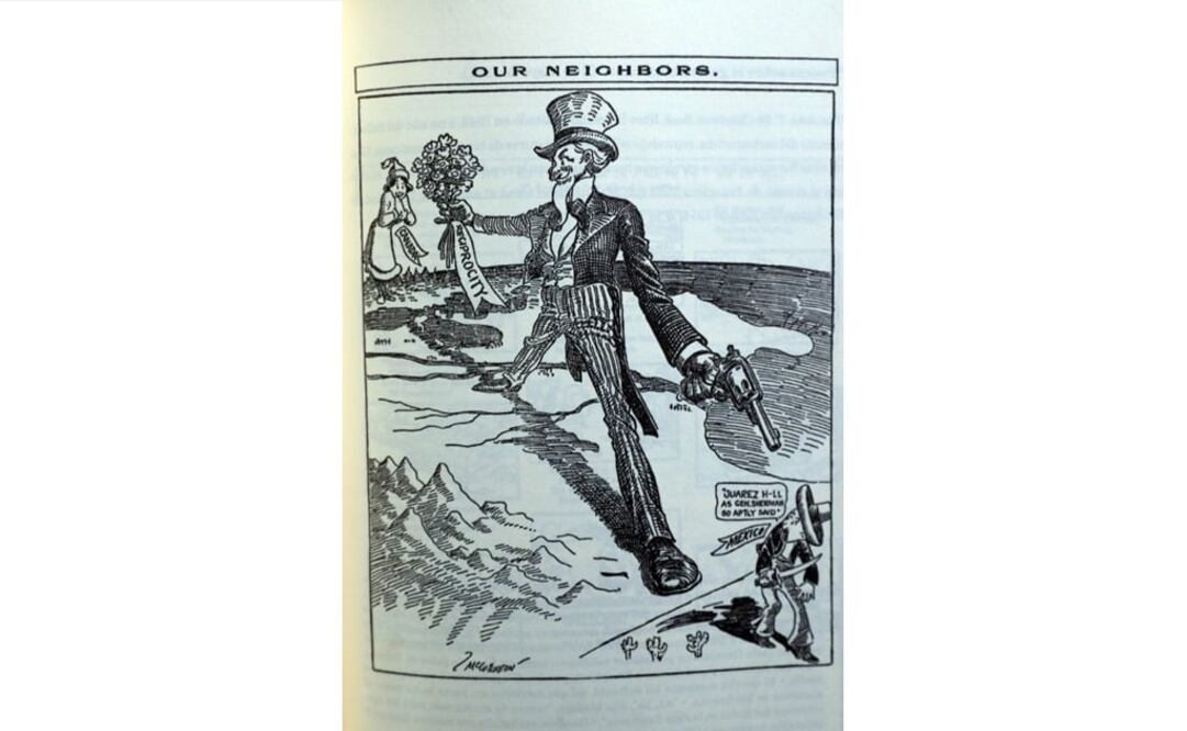 El historiador mexicano Juan Manuel Aurrecoechea se encontró en la Universidad de Austin, Texas, un valioso acervo de cartones políticos que ilustraban la manera en que los principales periódicos de EU dibujaron a México durante la Revolución.