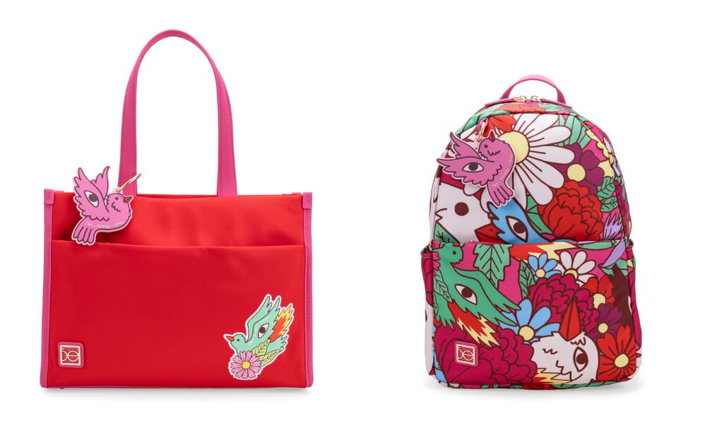 Con ilustraciones llenas de color, aves, flores y fuego, Clōe presenta una colección especial junto al artista Ricardo Cavolo, donde cada pieza cuenta una historia. Foto: Cortesía Clōe