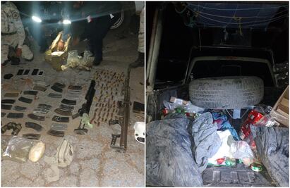 Desde una AK 47, hasta una Barret: esto decomisó la GN a La Familia Michoacana en Edomex FOTOS
