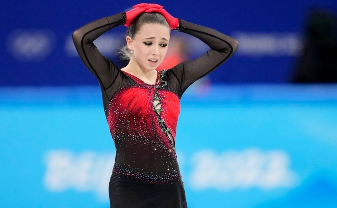 Patinadora rusa Kamila Valíeva. Foto: AP