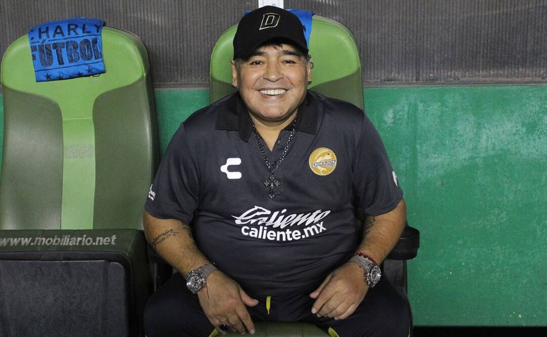 Maradona en su primer juego del Clausura 2019 con los Dorados de Sinaloa. FOTO/IMAGO7