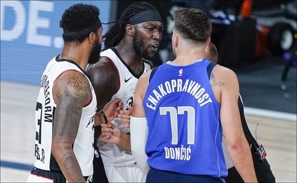 Montrezl Harrell llamó "pu... blanco" a Luka Doncic en pleno juego de la NBA