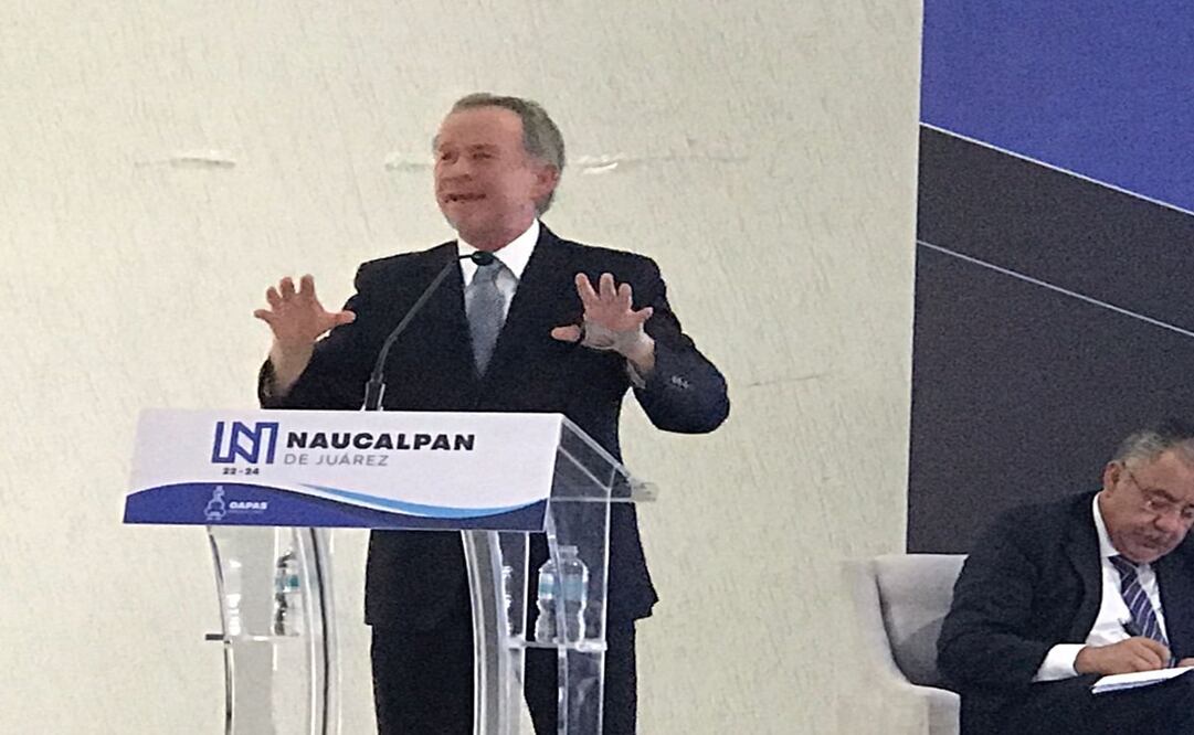 José Luis Luege Tamargo exdirector de la Comisión Nacional del Agua /Foto: Rebeca Jiménez. EL UNIVESAL