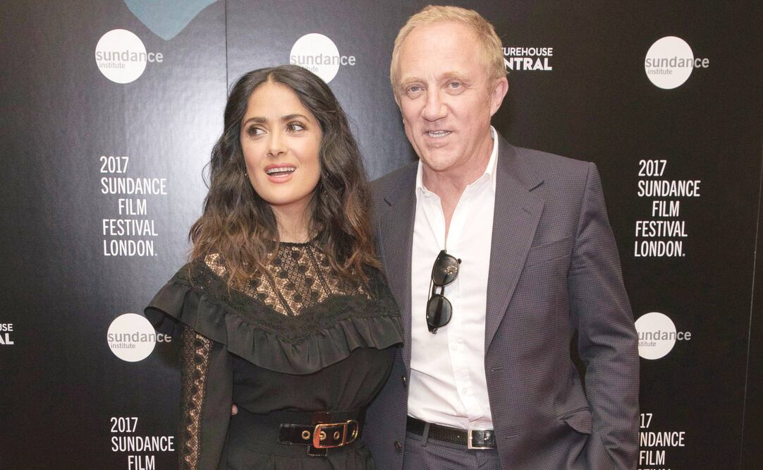 Henri Pinault acompañó a Salma al estreno de Beatriz at dinner (JAMES SHAW. XINHUA)