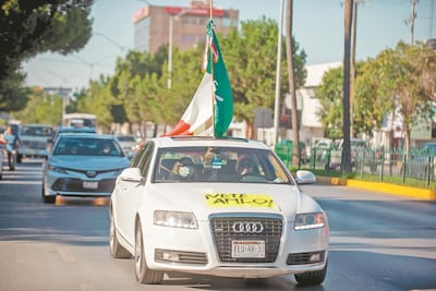 Nueva protesta contra AMLO