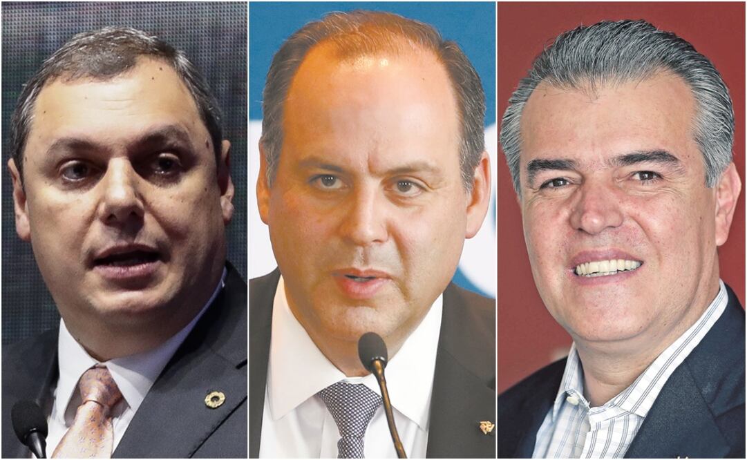 De izquierda a derecha: Enoch Huerta, Gustavo de Hoyos y Francisco Cervantes. Fotos: Archivo/EL UNIVERSAL