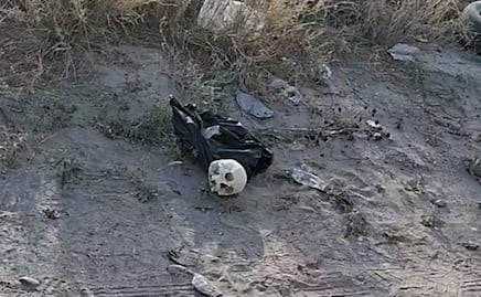 Colectivo localiza restos óseos y un cráneo en Reynosa, Tamaulipas; autoridades acordonaron el área 