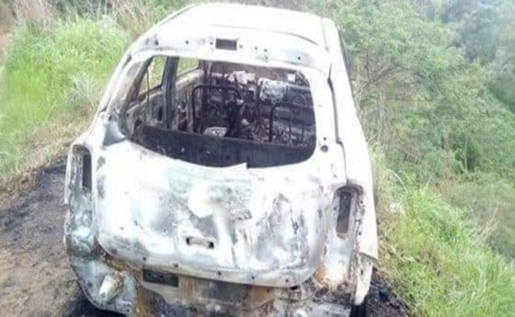Exigen justicia familiares y amigos de personas calcinadas dentro de auto en Chiapas 
