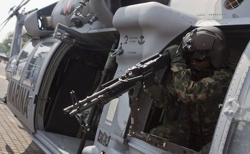 Helicóptero UH-60M Black Hawk de las Fuerzas Armadas se desploma en Durango; hay siete lesionados
