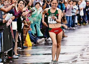 La marcha, con equipo completo