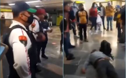 Tras video viral, separan de su cargo a policía que agredió a usuario del Metro