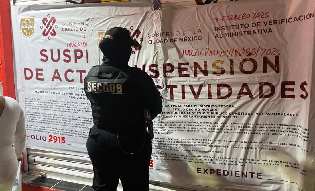 Suspenden 50 chelerías en distintas colonias de CDMX