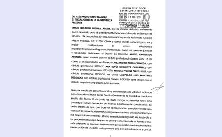 Esta es la denuncia completa de Emilio Lozoya ante la FGR 