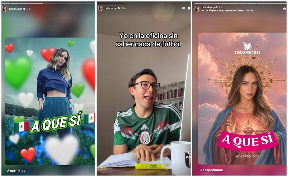 Belinda comparte memes sobre ella y su error en frase de la Selección Mexicana.