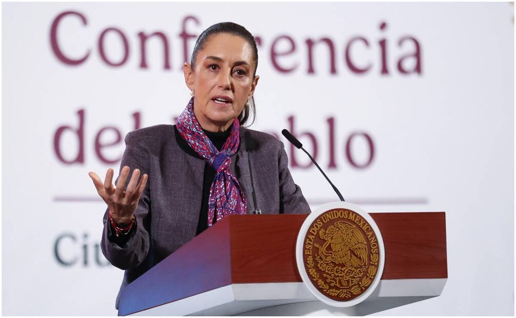 “No creo que vaya a ocurrir algo con el T-MEC”, dijo la presidenta Claudia Sheinbaum Pardo, luego de que Justin Trudeau presentó este lunes su renuncia como primer ministro de Canadá. Foto: Diego Simón / EL UNIVERSAL