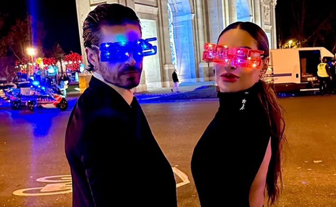 Galilea Montijo y su novio Isaac Moreno celebran la llegada del 2025.