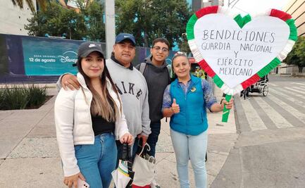 Familias comienzan a llegar a Reforma a la espera del Desfile Cívico Militar del 16 de septiembre