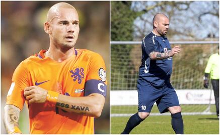 Wesley Sneijder se vuelve viral por su sorprendente cambio físico