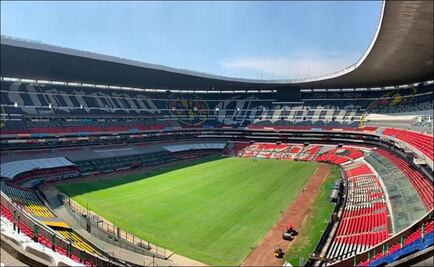 El aspecto de la cancha del estadio Azteca es aceptable