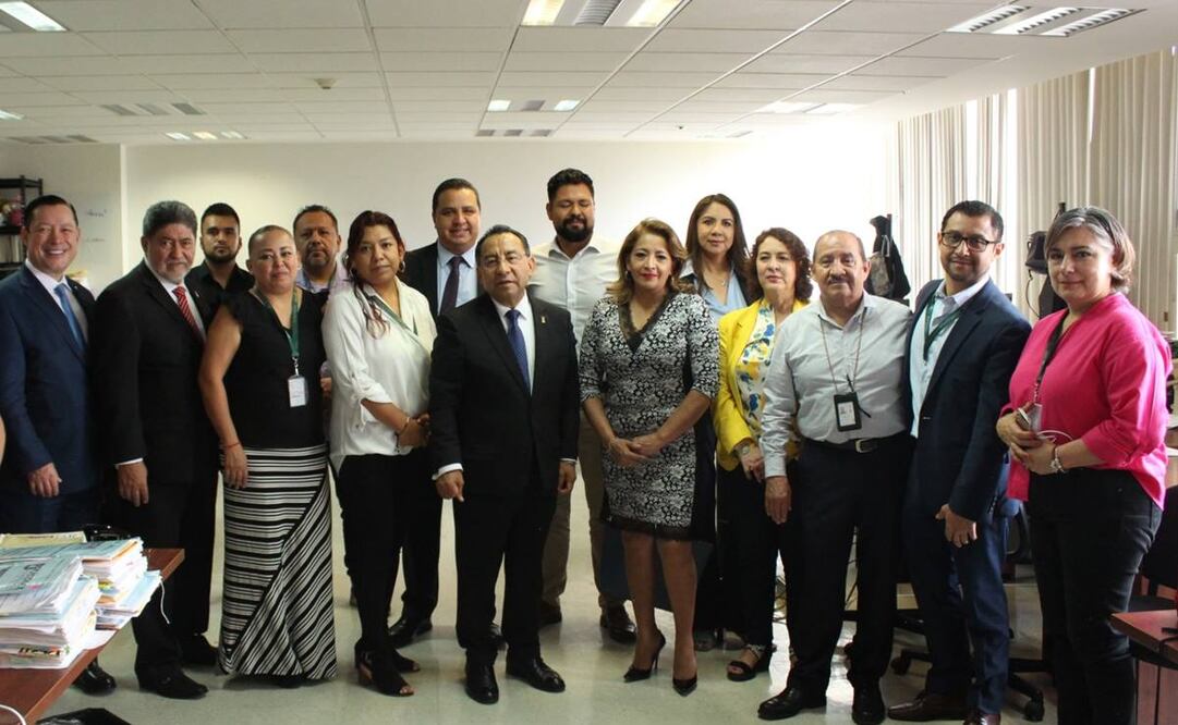 Magistrado Rafael Guerra Álvarez sostuvo una reunión con juzgadores y juzgadoras familiares / Foto: Especial