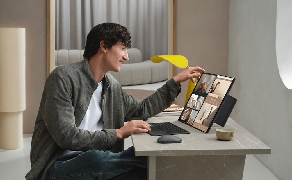 Este modelo de ASUS forma parte de la categoría Copilot+ PC. Foto: Cortesía